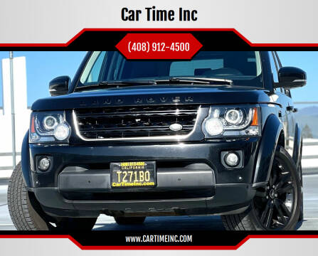 2016 Land Rover LR4 for sale at Car Time Inc in San Jose CA