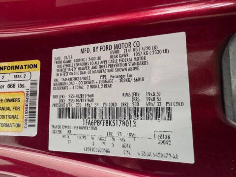 2019 Ford Mustang GT Premium