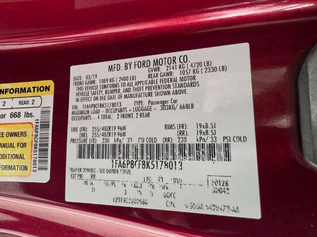 2019 Ford Mustang GT Premium