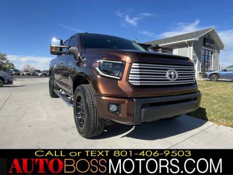 2016 Toyota Tundra for sale at Auto Boss in Woods Cross UT