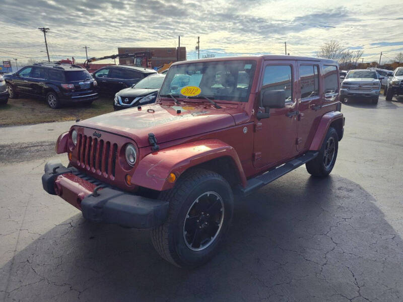 2012 Jeep Wrangler Unlimited for sale at Big Boys Auto Sales in Russellville KY