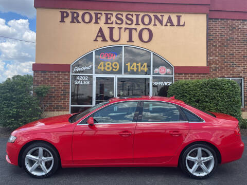 2011 Audi A4 for sale at Professional Auto Sales & Service in Fort Wayne IN