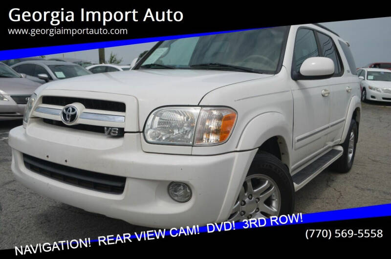2005 Toyota Sequoia for sale at Georgia Import Auto in Alpharetta GA