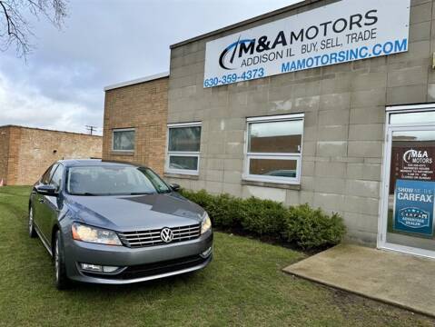 2013 Volkswagen Passat for sale at M & A Motors in Addison IL
