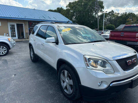 2011 GMC Acadia for sale at Steerz Auto Sales in Frankfort IL