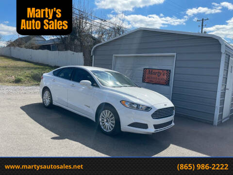 2014 Ford Fusion Hybrid for sale at Marty's Auto Sales in Lenoir City TN