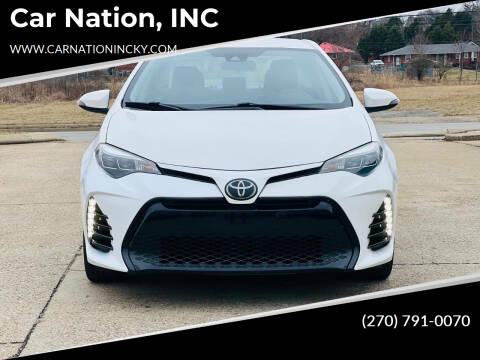 2017 Toyota Corolla for sale at Car Nation, INC in Bowling Green KY