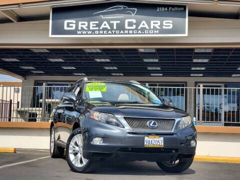 2011 Lexus RX 450h for sale at Great Cars in Sacramento CA