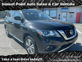 2020 Nissan Pathfinder for sale at Sunset Point Auto Sales & Car Rentals in Clearwater FL
