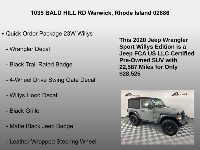 2020 Jeep Wrangler Willys