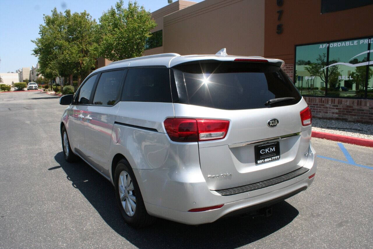 2016 Kia Sedona for sale at CK Motors in Murrieta, CA