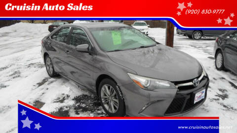 2017 Toyota Camry for sale at Cruisin Auto Sales in Appleton WI