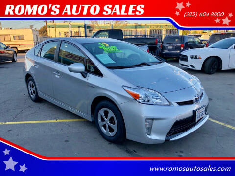 2013 Toyota Prius for sale at ROMO'S AUTO SALES in Los Angeles CA