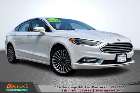 2018 Ford Fusion for sale at Dorman's Auto Sales of Pawtucket in Pawtucket RI