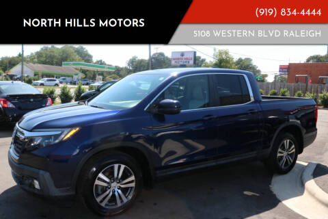 2017 Honda Ridgeline for sale at NORTH HILLS MOTORS in Raleigh NC