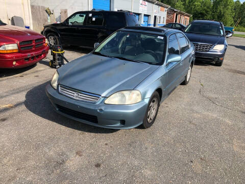 2000 Honda Civic for sale at POWELLS AUTOMOTIVE GROUP in Gastonia NC