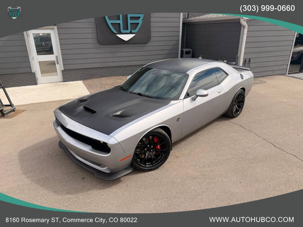 Silver 2015 Dodge Challenger SRT Hellcat SRT Hellcat 2dr Coupe 2