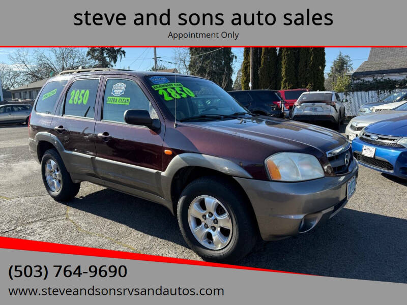 2002 Mazda Tribute for sale at steve and sons auto sales - Steve & Sons Auto Sales 2 in Portland OR