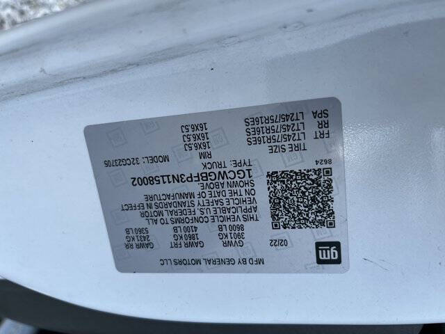 2022 Chevrolet Express 2500