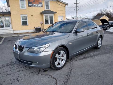 2008 BMW 5 Series for sale at Top Gear Motors in Winchester VA