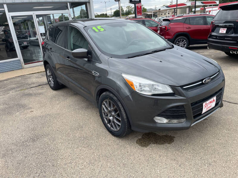 Used 2015 Ford Escape SE with VIN 1FMCU0GX8FUA88555 for sale in Maquoketa, IA