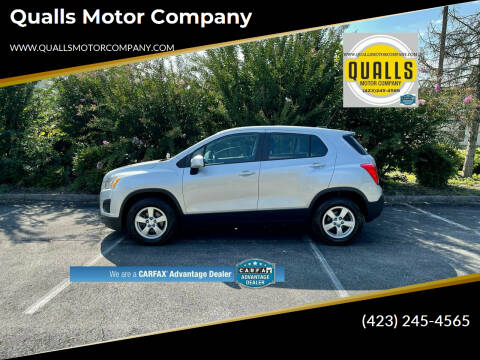 2016 Chevrolet Trax for sale at Qualls Motor Company in Kingsport TN