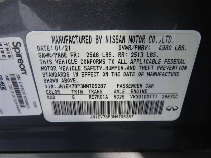 2021 Infiniti Q50 Luxe