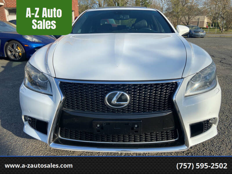 2013 Lexus LS 460 for sale at A-Z Auto Sales in Newport News VA