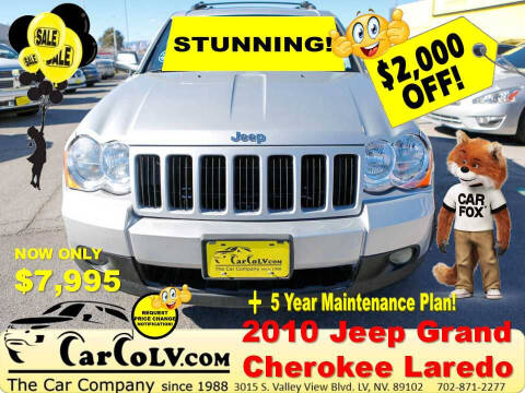 2010 Jeep Grand Cherokee for sale at The Car Company in Las Vegas NV