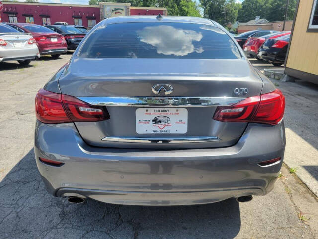 2017 INFINITI Q70 for sale at DAGO'S AUTO SALES LLC in Dalton, GA