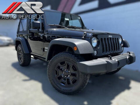 2016 Jeep Wrangler for sale at Auto Republic Fullerton in Fullerton CA