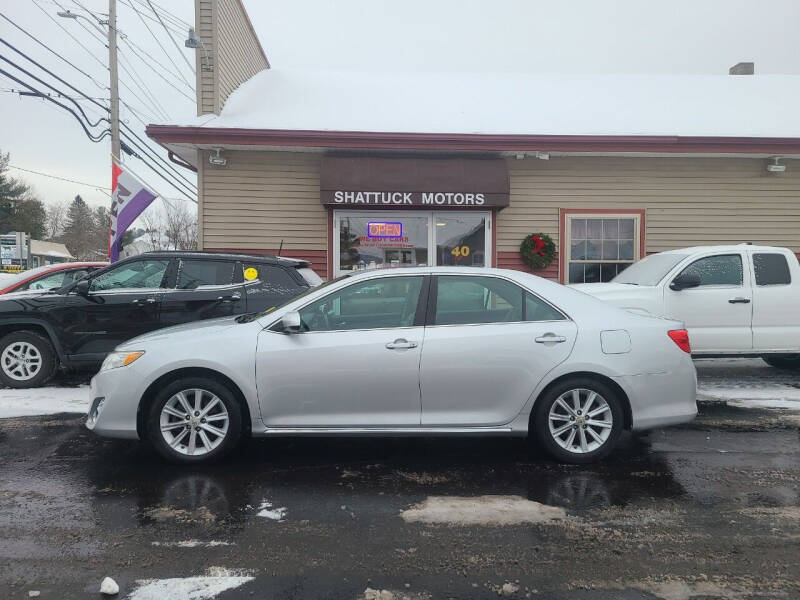 2012 Toyota Camry for sale at Shattuck Motors in Newport VT