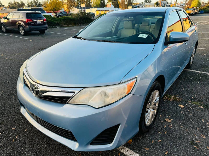 Used 2012 Toyota Camry LE with VIN 4T1BF1FK0CU559319 for sale in Tacoma, WA