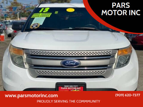 2013 Ford Explorer for sale at PARS MOTOR INC in Pomona CA