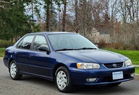 2002 Toyota Corolla for sale at CLEAR CHOICE AUTOMOTIVE in Milwaukie OR