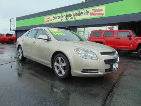 2011 Chevrolet Malibu for sale at Schroeder Auto Wholesale in Medford OR