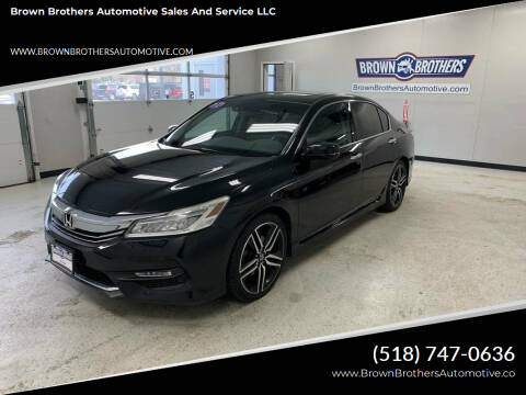 2017 Honda Accord for sale at Brown Brothers Automotive Sales And Service LLC in Hudson Falls NY