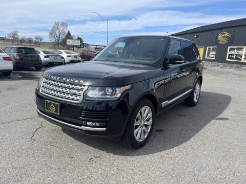 2014 Land Rover Range Rover for sale at BELOW BOOK AUTO SALES in Idaho Falls ID