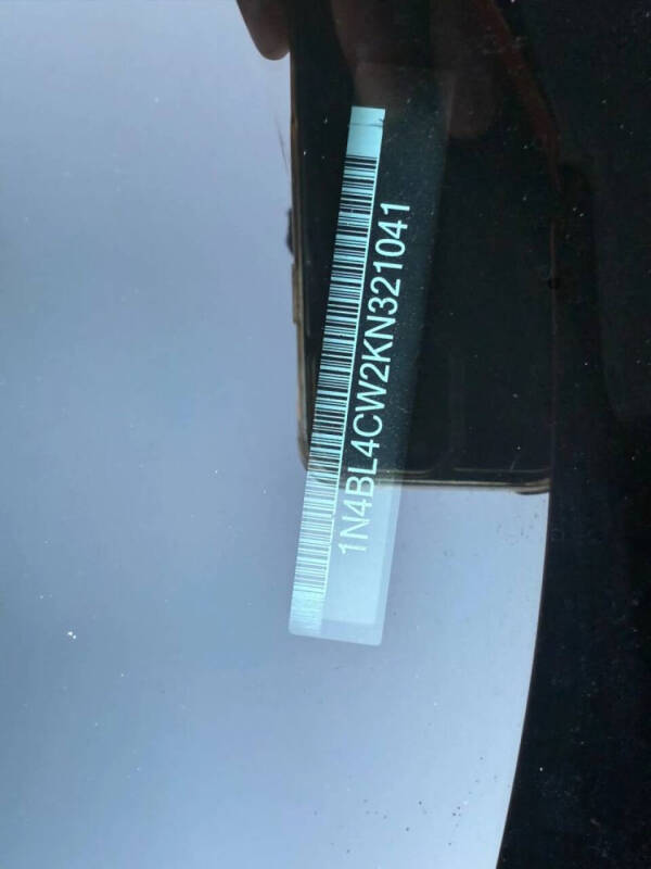 2019 Nissan Altima 2.5 SR