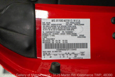 2002 Ford Thunderbird Deluxe