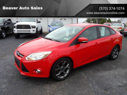 2014 Ford Focus for sale at Beaver Auto Sales in Selinsgrove PA