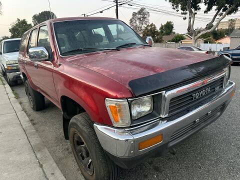 1991 Toyota 4Runner for sale at LUCKY MTRS in Pomona CA