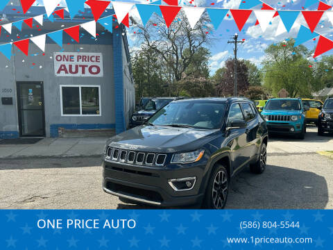 2018 Jeep Compass for sale at ONE PRICE AUTO in Mount Clemens MI