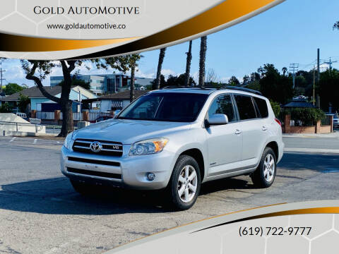 2008 Toyota RAV4 for sale at Gold AutoMotive in San Diego CA