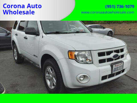 2010 Ford Escape Hybrid for sale at Corona Auto Wholesale in Corona CA