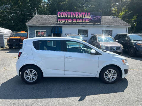 2016 Chevrolet Sonic for sale at Continental Auto Inc in Seekonk MA