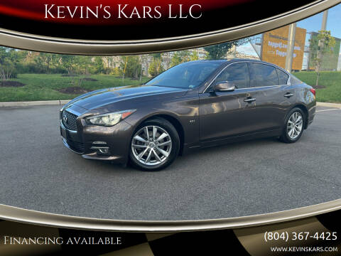 2017 Infiniti Q50 for sale at Kevin's Kars LLC in Richmond VA