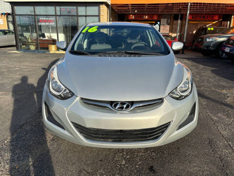 2016 Hyundai Elantra for sale at North Chicago Car Sales Inc in Waukegan IL