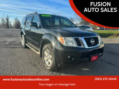 2011 Nissan Pathfinder for sale at FUSION AUTO SALES in Spencerport NY