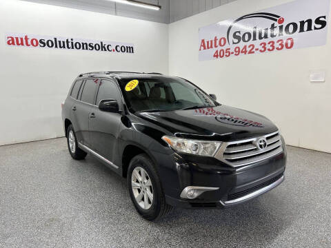 2013 Toyota Highlander for sale at Auto Solutions in Warr Acres OK